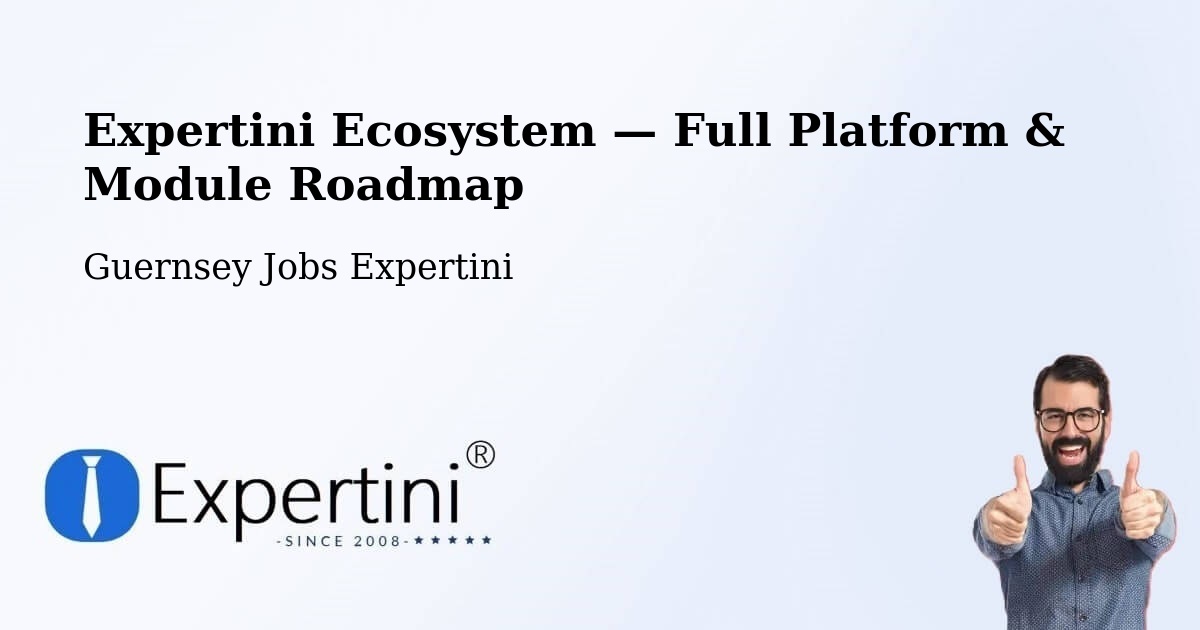 Expertini Ecosystem — Full Platform & Module Roadmap – Les Quartiers